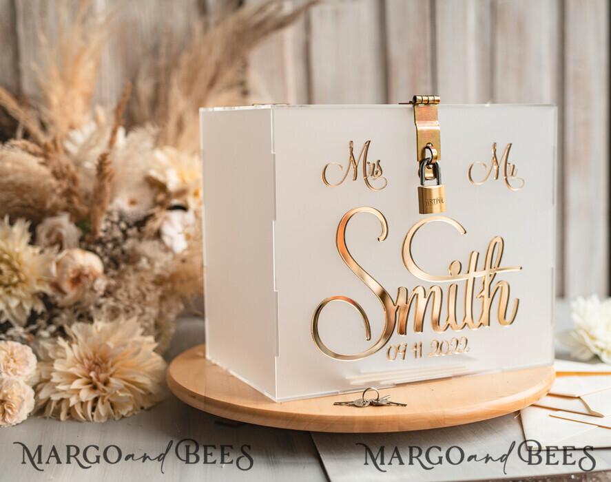 CARD BOXES acrylic Cards box Elegant Frozen wedding Set acrylic card box with Lock and sign cards & gifts, Personalized Wedding Card Box, Clear Card Box, Wedding Card Box with Lid, Wedding Money Box, Wedding Card Holder