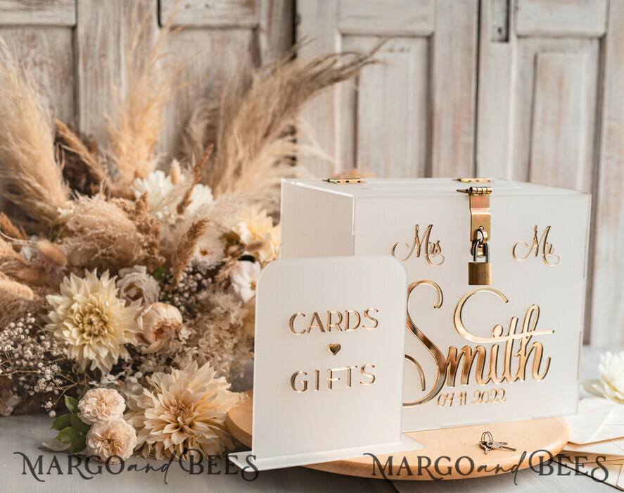 CARD BOXES acrylic Cards box Elegant Frozen wedding Set acrylic card box with Lock and sign cards & gifts, Personalized Wedding Card Box, Clear Card Box, Wedding Card Box with Lid, Wedding Money Box, Wedding Card Holder