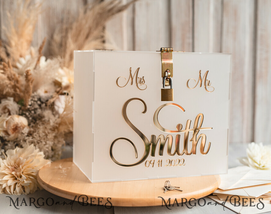 CARD BOXES acrylic Cards box Elegant Frozen wedding Set acrylic card box with Lock and sign cards & gifts, Personalized Wedding Card Box, Clear Card Box, Wedding Card Box with Lid, Wedding Money Box, Wedding Card Holder