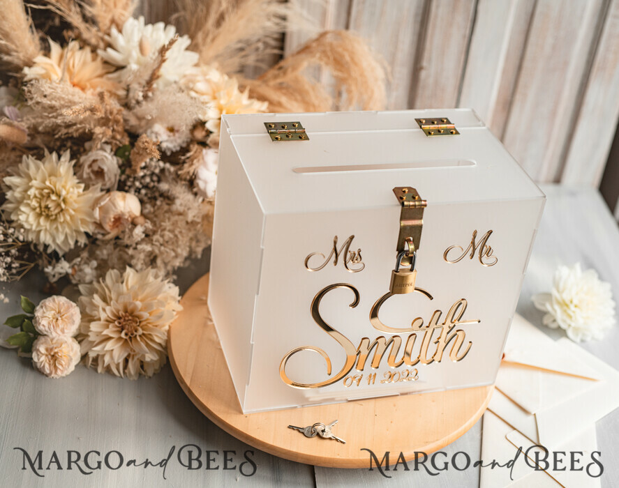 CARD BOXES acrylic Cards box Elegant Frozen wedding Set acrylic card box with Lock and sign cards & gifts, Personalized Wedding Card Box, Clear Card Box, Wedding Card Box with Lid, Wedding Money Box, Wedding Card Holder