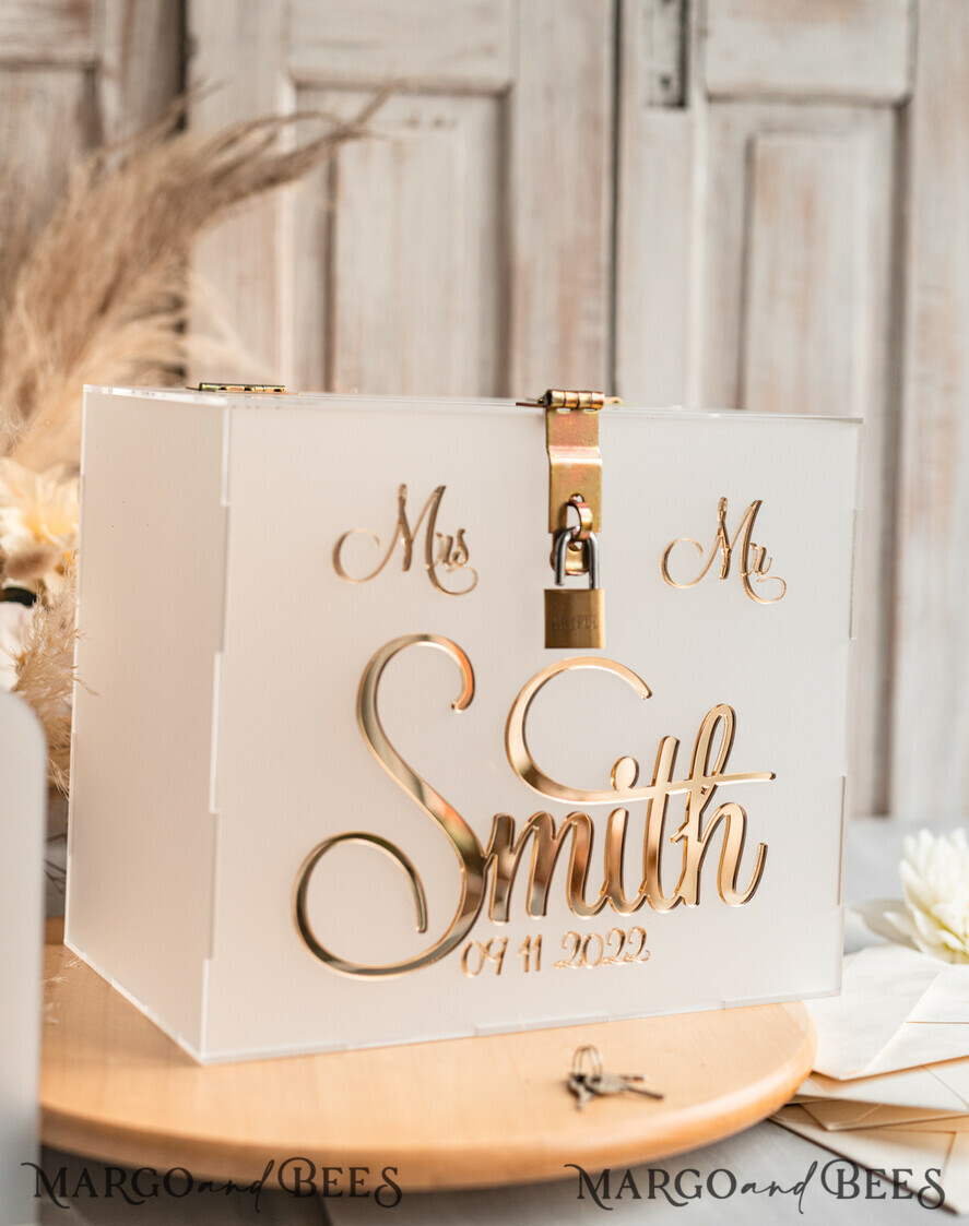 CARD BOXES acrylic Cards box Elegant Frozen wedding Set acrylic card box with Lock and sign cards & gifts, Personalized Wedding Card Box, Clear Card Box, Wedding Card Box with Lid, Wedding Money Box, Wedding Card Holder