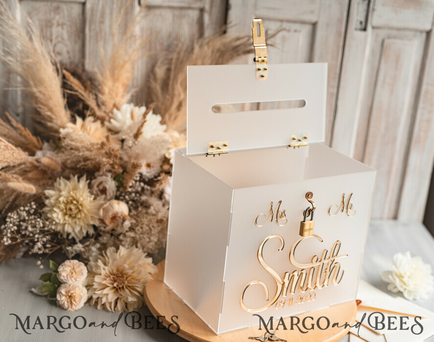 CARD BOXES acrylic Cards box Elegant Frozen wedding Set acrylic card box with Lock and sign cards & gifts, Personalized Wedding Card Box, Clear Card Box, Wedding Card Box with Lid, Wedding Money Box, Wedding Card Holder