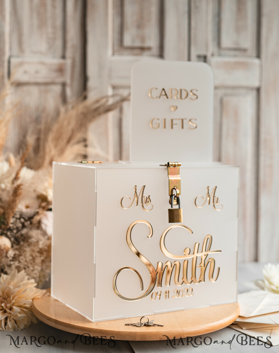CARD BOXES acrylic Cards box Elegant Frozen wedding Set acrylic card box with Lock and sign cards & gifts, Personalized Wedding Card Box, Clear Card Box, Wedding Card Box with Lid, Wedding Money Box, Wedding Card Holder