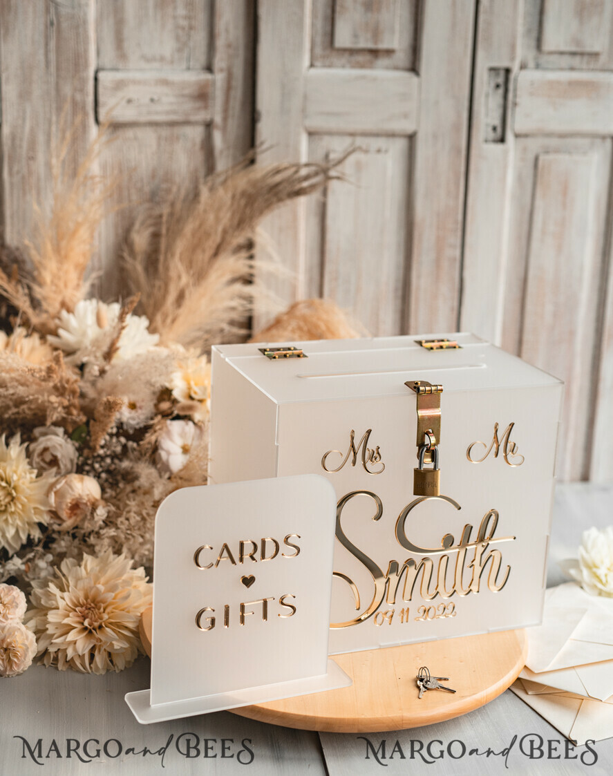 CARD BOXES acrylic Cards box Elegant Frozen wedding Set acrylic card box with Lock and sign cards & gifts, Personalized Wedding Card Box, Clear Card Box, Wedding Card Box with Lid, Wedding Money Box, Wedding Card Holder