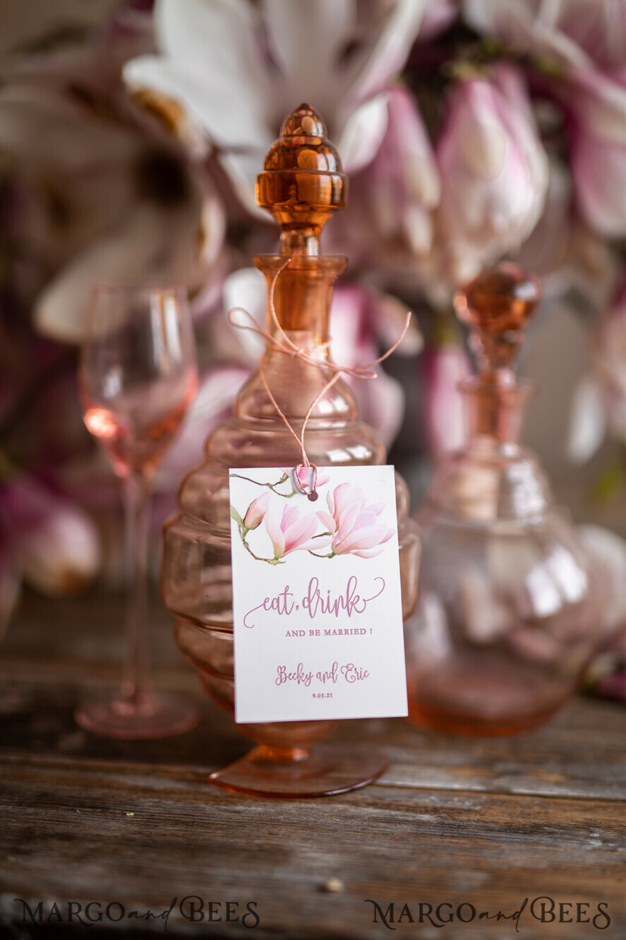 DRINKS LABELS Romantic wine label