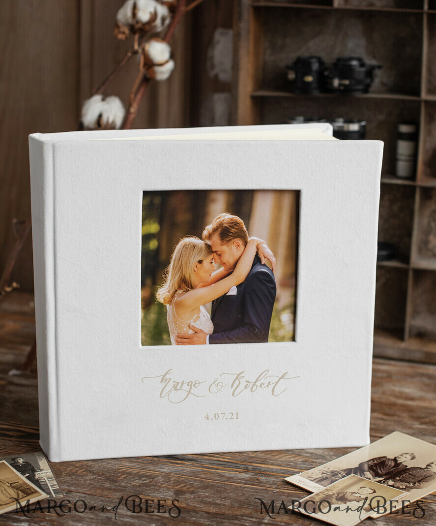 WEDDING GUEST BOOKS Instax Instant Photo Book Preonalised wedding Guestbook, Velvet Instant Photo Book Boho Elegant Instax Wedding Photo Guestbook