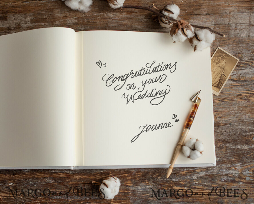 WEDDING GUEST BOOKS Instax Instant Photo Book Preonalised wedding Guestbook, Velvet Instant Photo Book Boho Elegant Instax Wedding Photo Guestbook