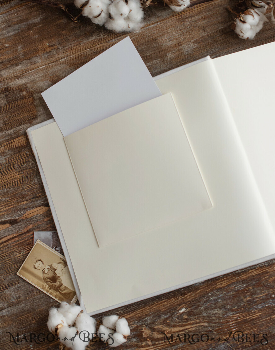 WEDDING GUEST BOOKS Instax Instant Photo Book Preonalised wedding Guestbook, Velvet Instant Photo Book Boho Elegant Instax Wedding Photo Guestbook