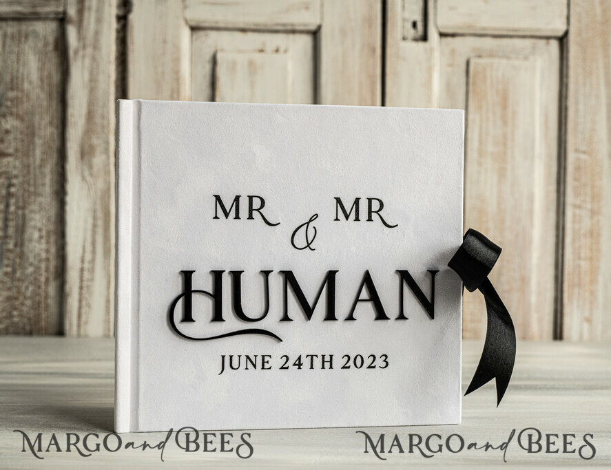 WEDDING GUEST BOOKS Instax Instant Photo Book black & white Velvet Acrylic Wedding Guest Book Personalised & sign set, Velvet elegant Instant Photo Book Boho Elegant Instax Guestbook