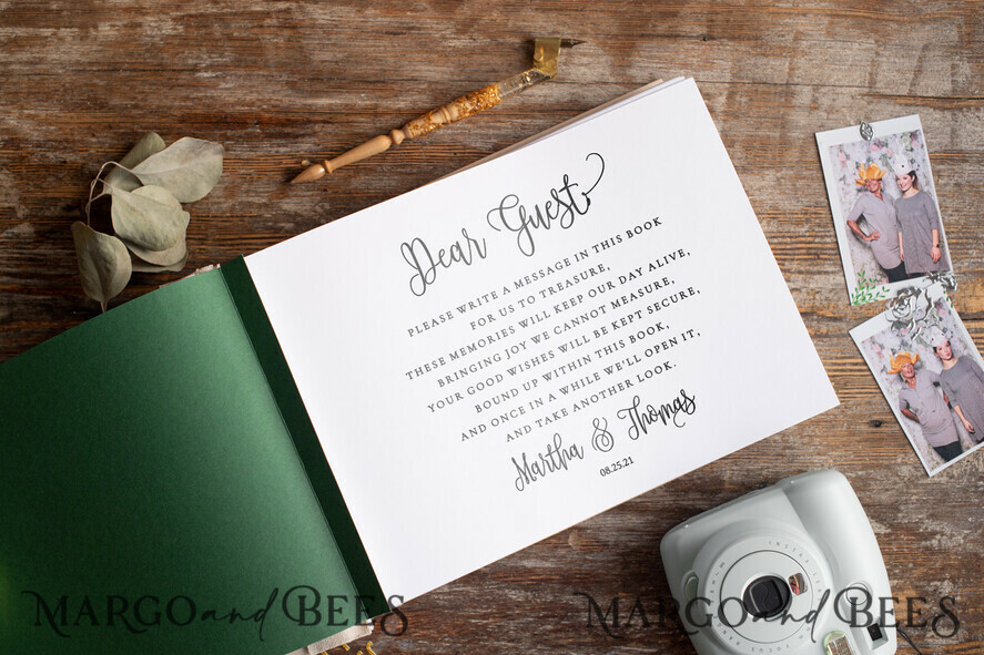 WEDDING GUEST BOOKS Instax Instant Photo Book We Do Wooden Wedding GuestBook, Wood Engraved Personalized Wedding Album • Rustic Photo Booth Book