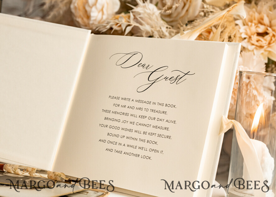 WEDDING GUEST BOOKS Instax Instant Photo Book Ivory Gold Acrylic Wedding Guest Book Personalised & sign set, Velvet Instant Photo Book Boho Elegant Instax Wedding Photo Guestbook