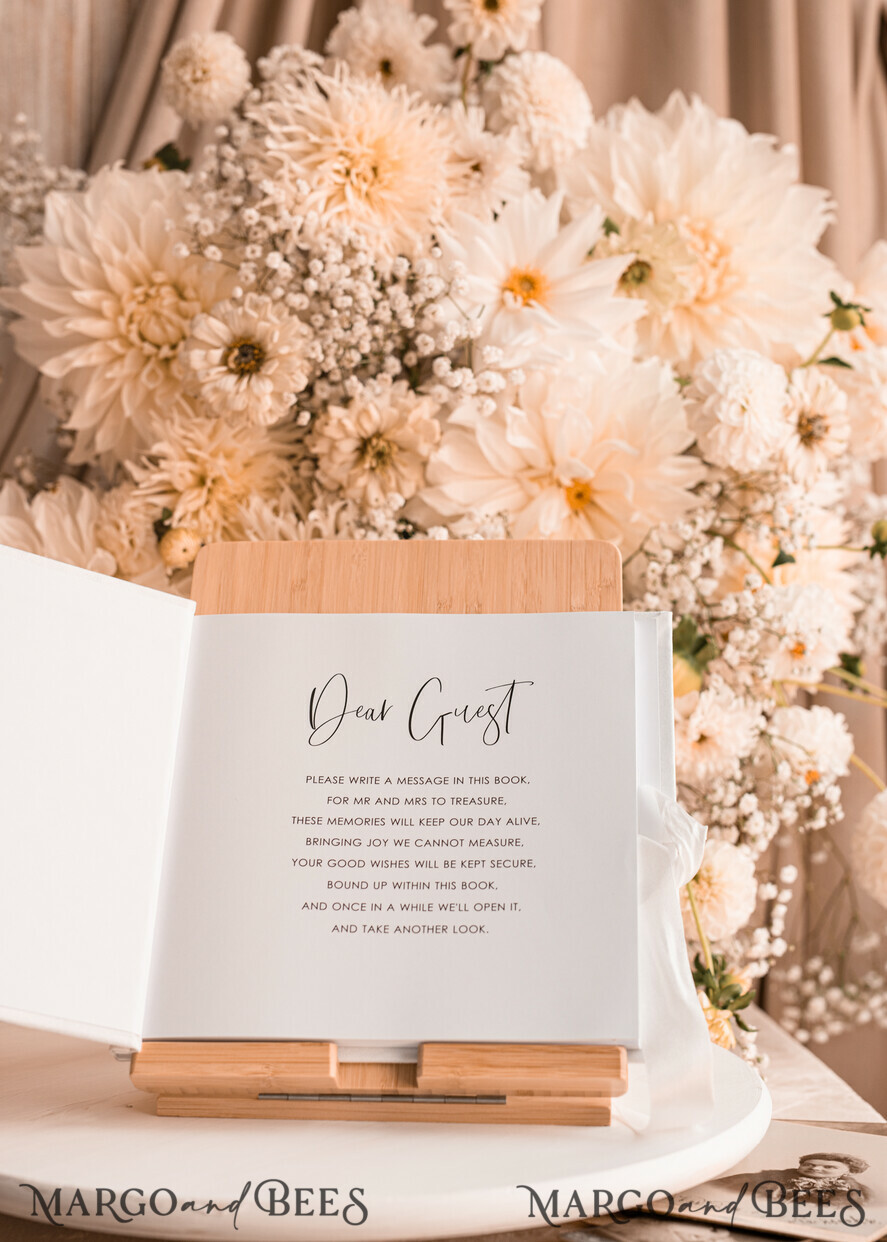 WEDDING GUEST BOOKS Instax Instant Photo Book Pure White Gold Acrylic Wedding Guest Book Personalised and sign set, Velvet Instant Photo Book Boho Elegant Instax Wedding Photo Guestbook