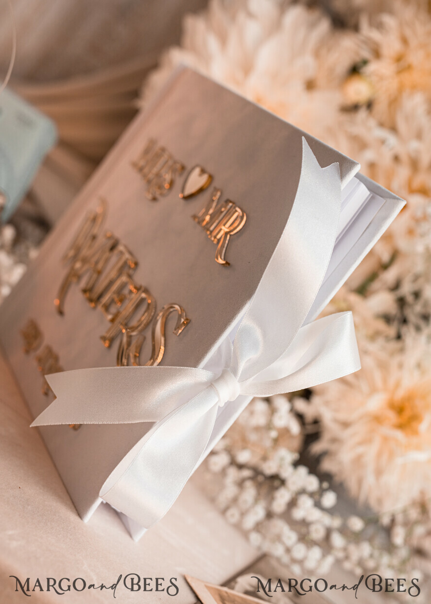 WEDDING GUEST BOOKS Instax Instant Photo Book Pure White Gold Acrylic Wedding Guest Book Personalised and sign set, Velvet Instant Photo Book Boho Elegant Instax Wedding Photo Guestbook