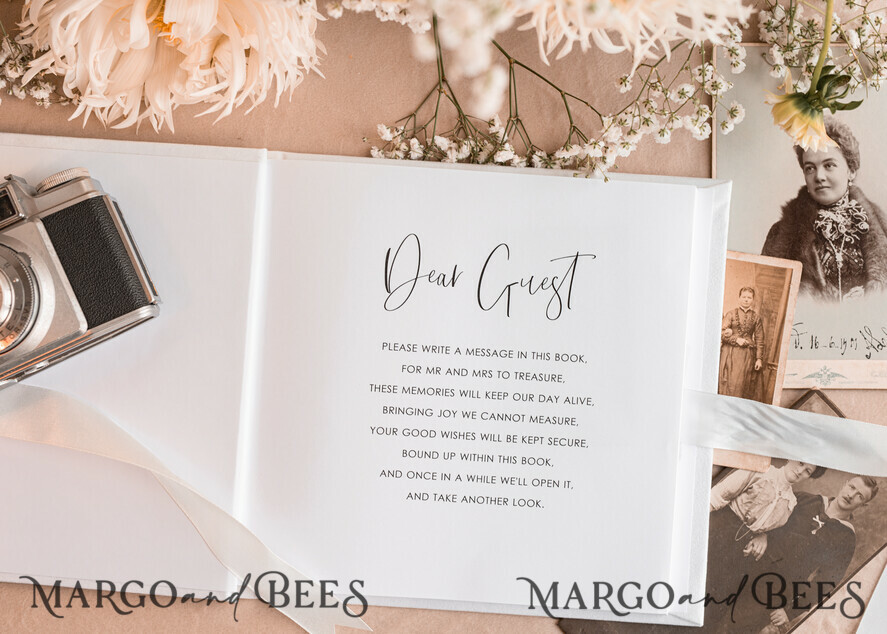 WEDDING GUEST BOOKS Instax Instant Photo Book Pure White Gold Acrylic Wedding Guest Book Personalised and sign set, Velvet Instant Photo Book Boho Elegant Instax Wedding Photo Guestbook