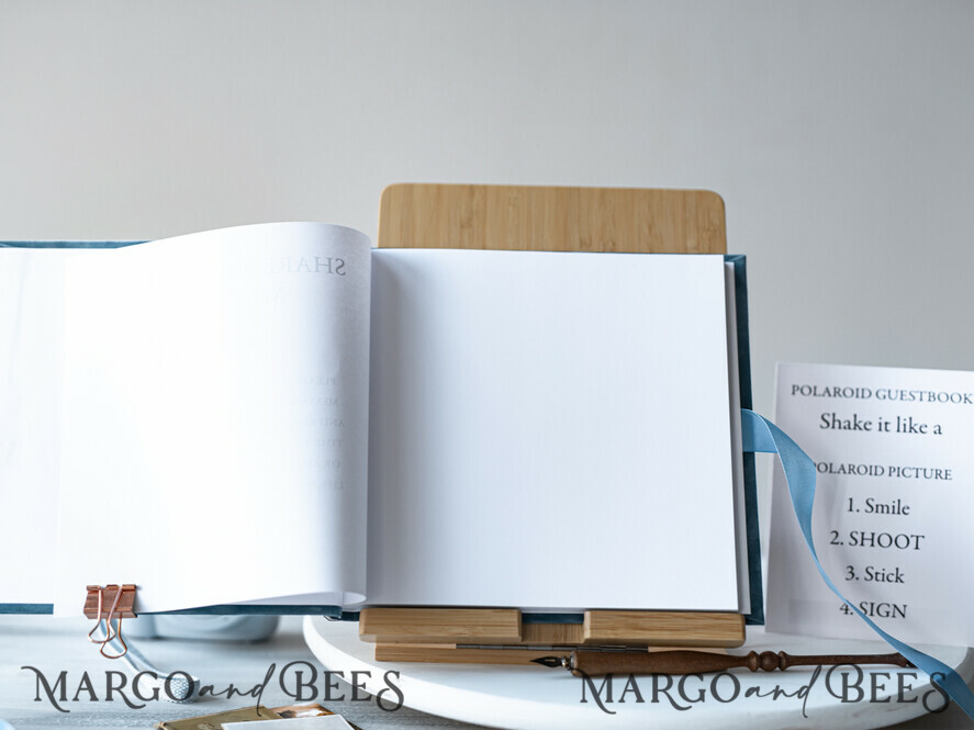 WEDDING GUEST BOOKS Instax Instant Photo Book Sweet 16 Guest Book Personalised, Velvet Instant Photo Book Boho Elegant Instax Sweet 16 Photo Guestbook