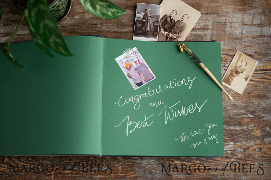 WEDDING GUEST BOOKS Instax Instant Photo Book Wedding Guest Book Personalised, Velvet Grey Instant Photo Book, Custom Elegant Instax Wedding Photo Guestbook