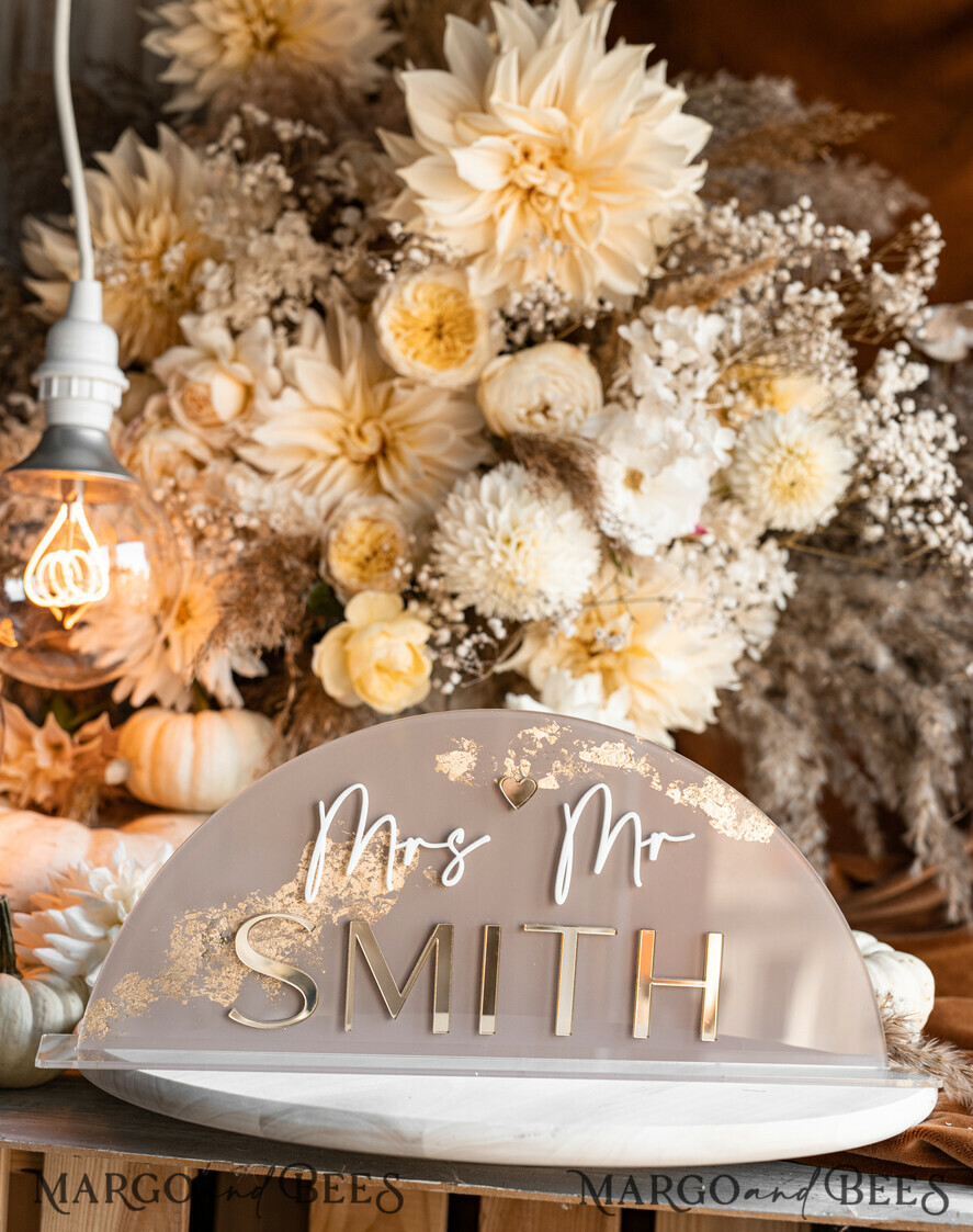 TABLE DECOR SIGNS Acrylic table decor Numbers Acrylic Arch Cappuccino Top Table Sign, Clear Acrylic And Gold Top Table Sign, Nude Taupe Gold Plexi Top Table Sign, Tan Luxury Wedding Table Decor, Earthy Wedding Signage Golden Mirror Top Table Sign