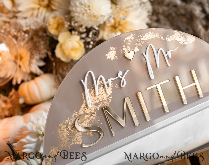 TABLE DECOR SIGNS Acrylic table decor Numbers Acrylic Arch Cappuccino Top Table Sign, Clear Acrylic And Gold Top Table Sign, Nude Taupe Gold Plexi Top Table Sign, Tan Luxury Wedding Table Decor, Earthy Wedding Signage Golden Mirror Top Table Sign
