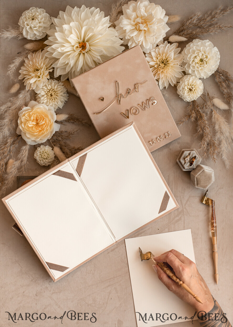 WEDDING VOWS Acrylic Clear Gold Bride and groom vow books, wedding vow books, personalized vow booklets, his and her vow books, custom wedding vow cases, bridal shower gift