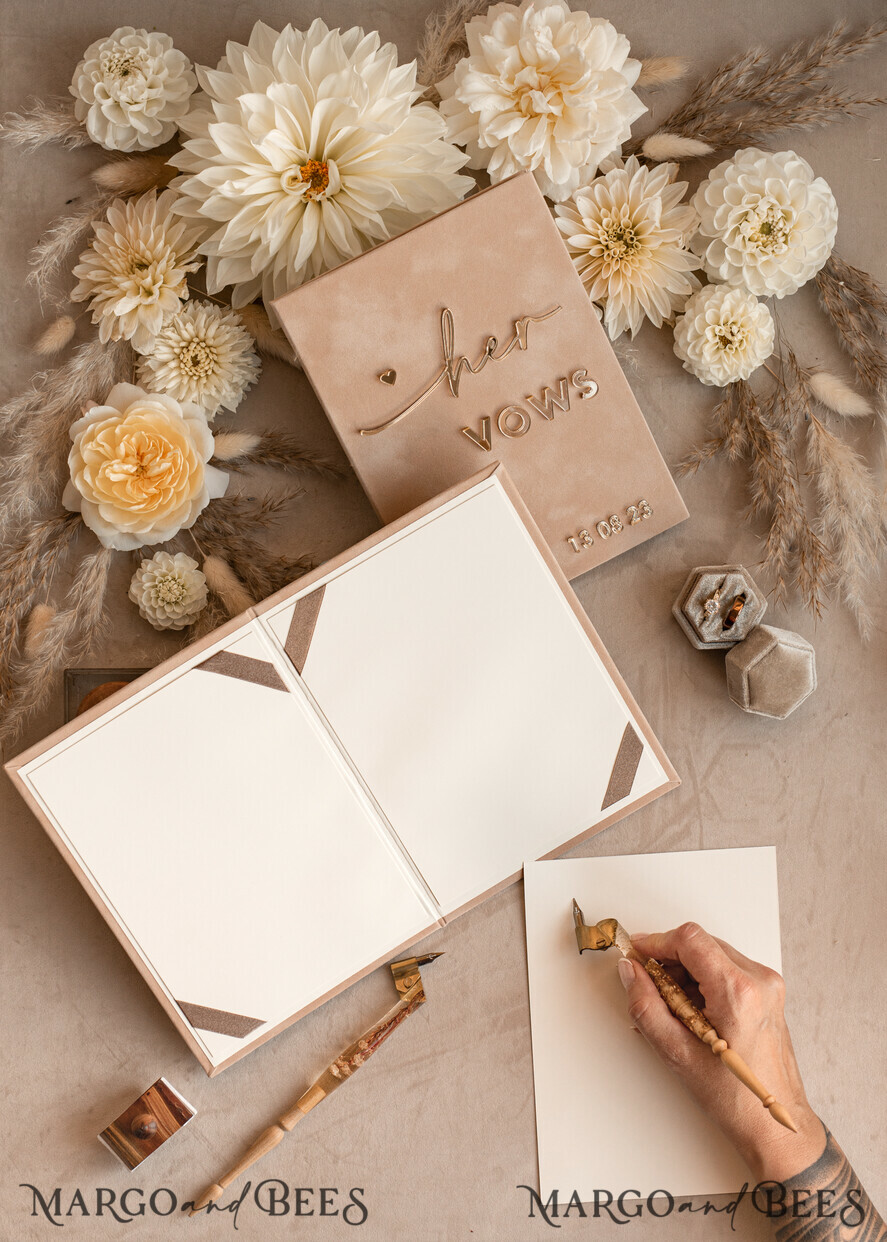 WEDDING VOWS Acrylic Clear Gold Bride and groom vow books, wedding vow books, personalized vow booklets, his and her vow books, custom wedding vow cases, bridal shower gift