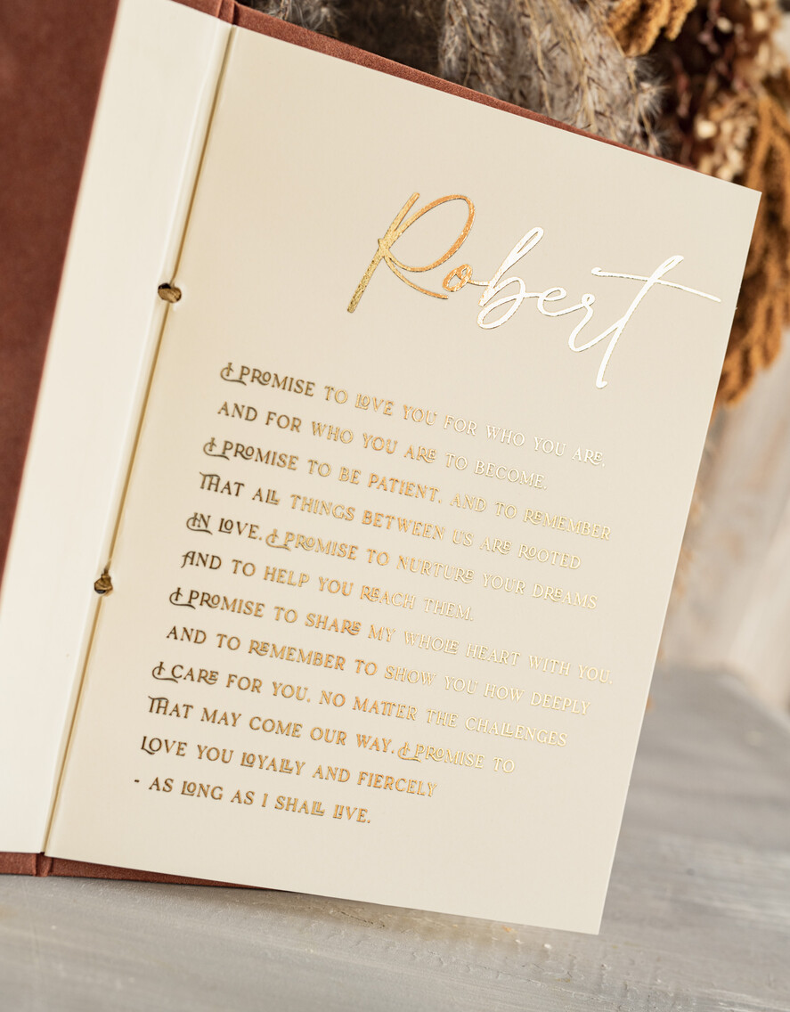 WEDDING VOWS Acrylic Clear Gold Terracotta Fall Bride and groom vow books, Burnt Orange wedding vow books set of two, Velvet rust personalized vow booklets, Golden Mirror his and her vow books, Acrylic Copper Gold custom wedding vow cases, bridal shower gift