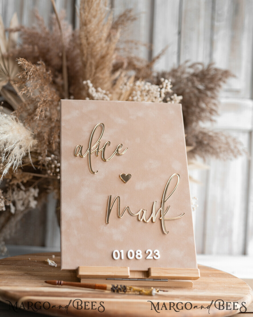 WEDDING VOWS Acrylic Clear Gold Bride and groom vow books, wedding vow books, personalized vow booklets, his and her vow books, custom wedding vow cases, bridal shower gift