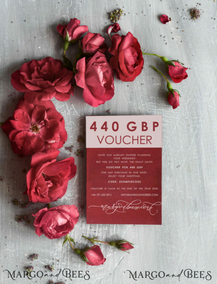 VOUCHERS VOUCHER Special gift voucher for wedding invitations and wedding accessories