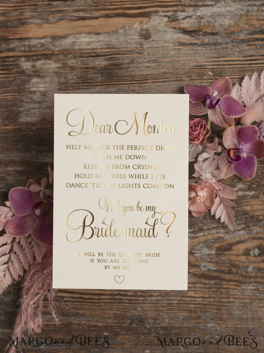 BRIDESMAID/BEST MAN BOX WILL YOU BE MY BRIDESMAID Natural cosmetic Bridesmaid Set, Maid of Honor Proposal natural Present, Spa Day Box