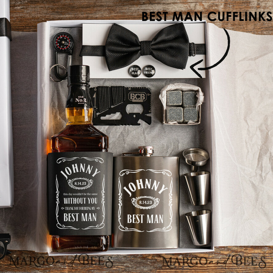 BRIDESMAID/BEST MAN BOX BEST MAN THANK YOU groomsman gift box, thanks for the best man, best man thank you gift box, best man thank you gift box