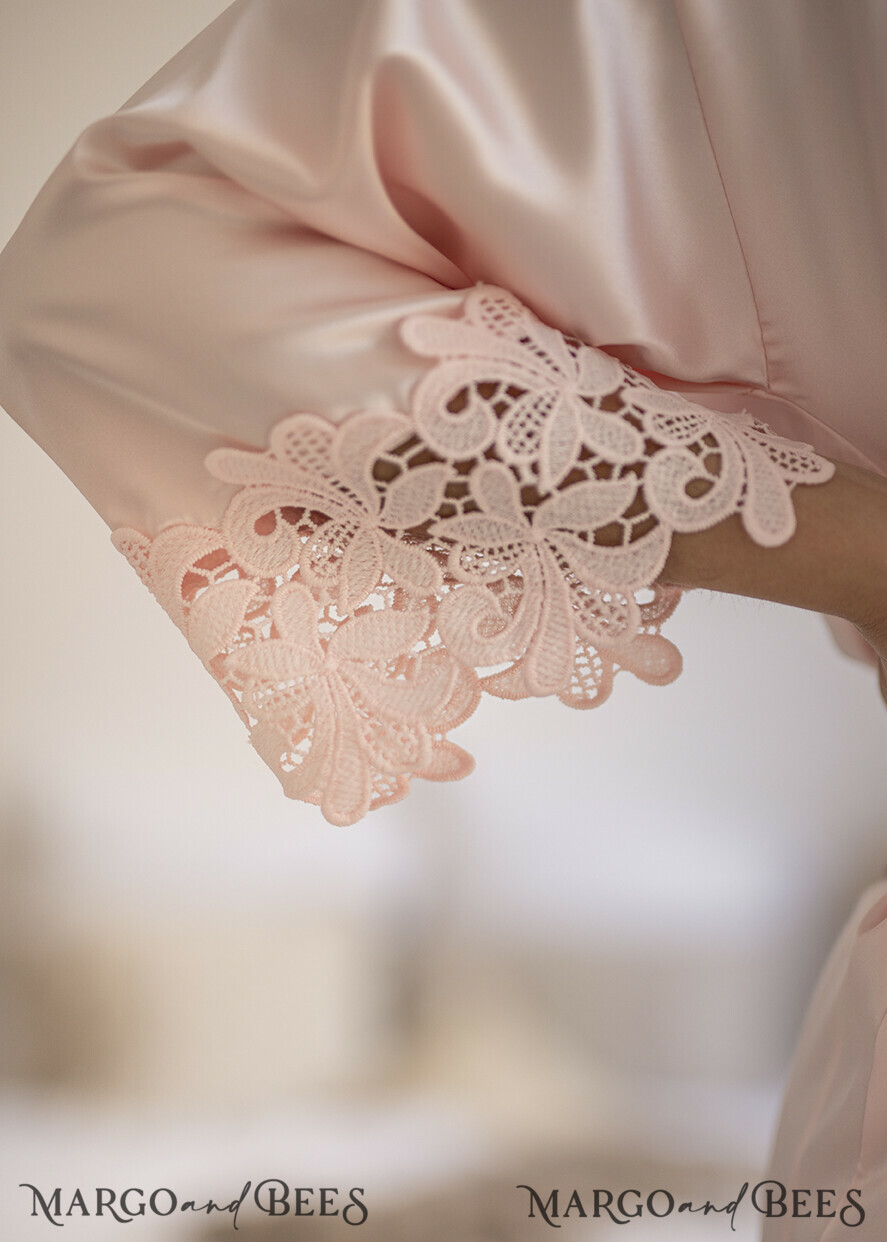 NEWLY WEDS COUPLE GIFTS Bride gifts Romantic couple present, Bridal Blush Pink Robe