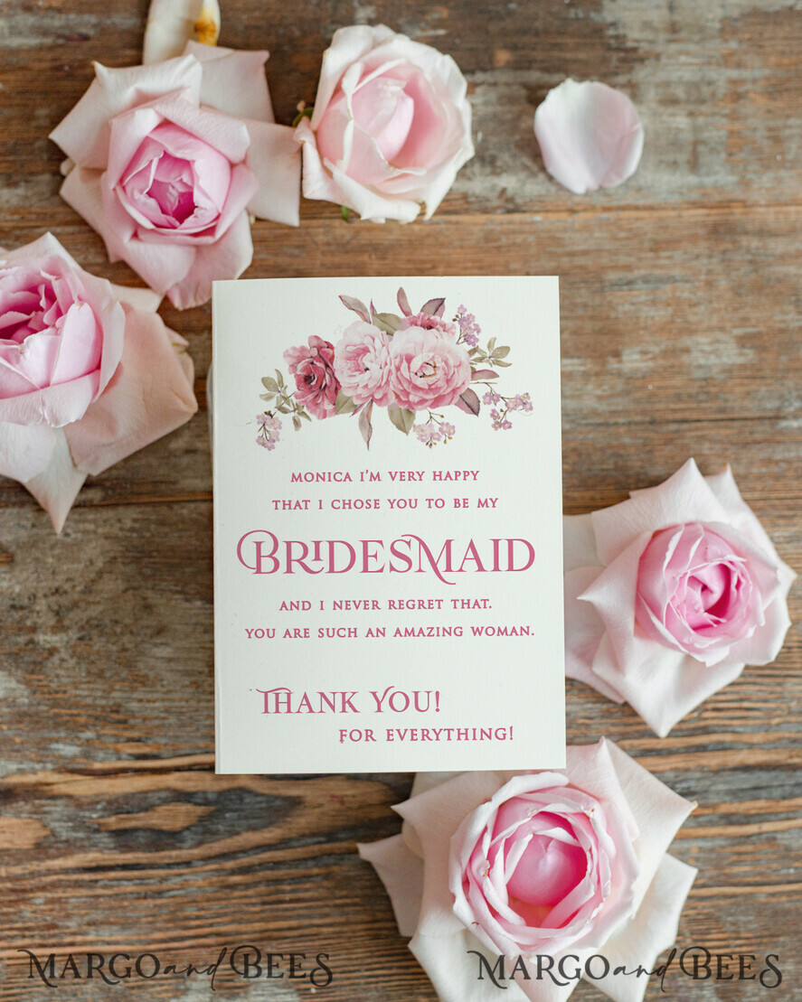 BRIDESMAID/BEST MAN BOX BRIDESMAID THANK YOU Bridesmaid Thank You Box Pink Blush satin robe maid of honor bath salt soap velvet box