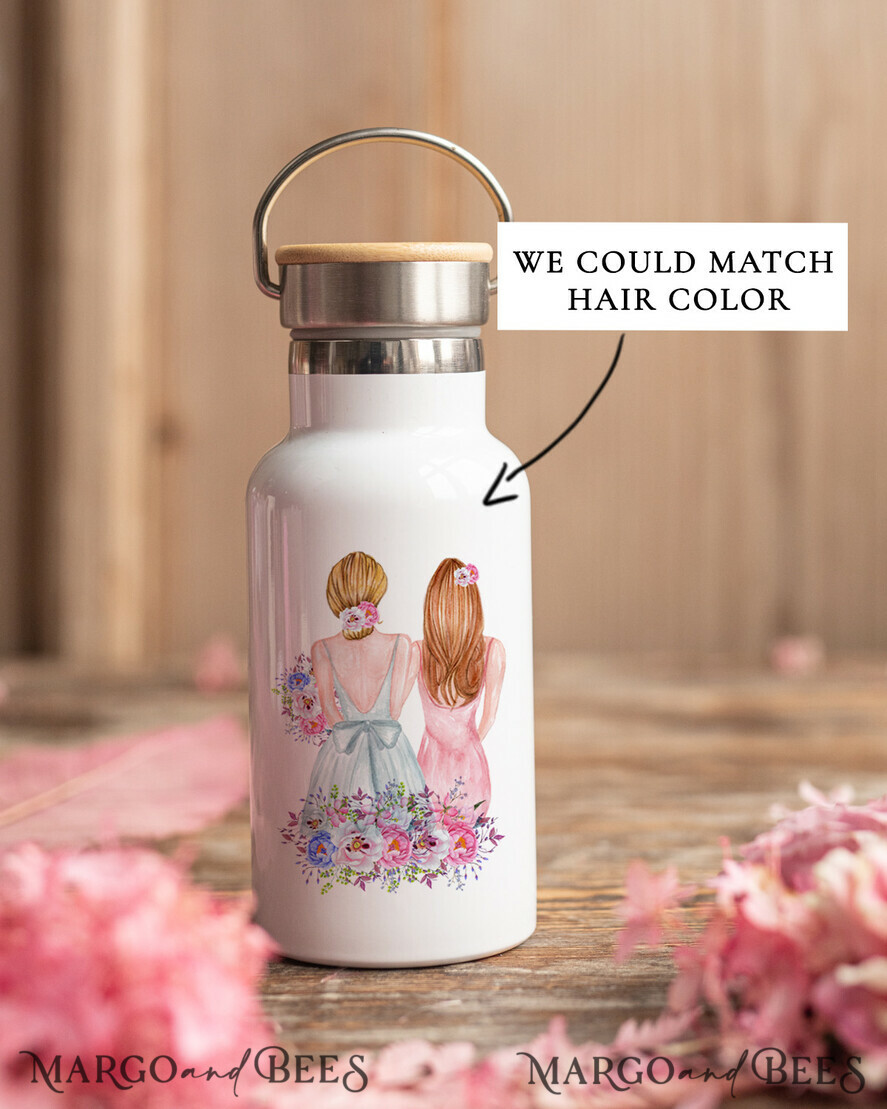 BRIDESMAID/BEST MAN BOX BRIDESMAID THANK YOU Bridesmaid thank You Box Thermo Cup , Organic Spa Box, Bridesmaid Gift Spa set, Maid of Honor Gift Box Set