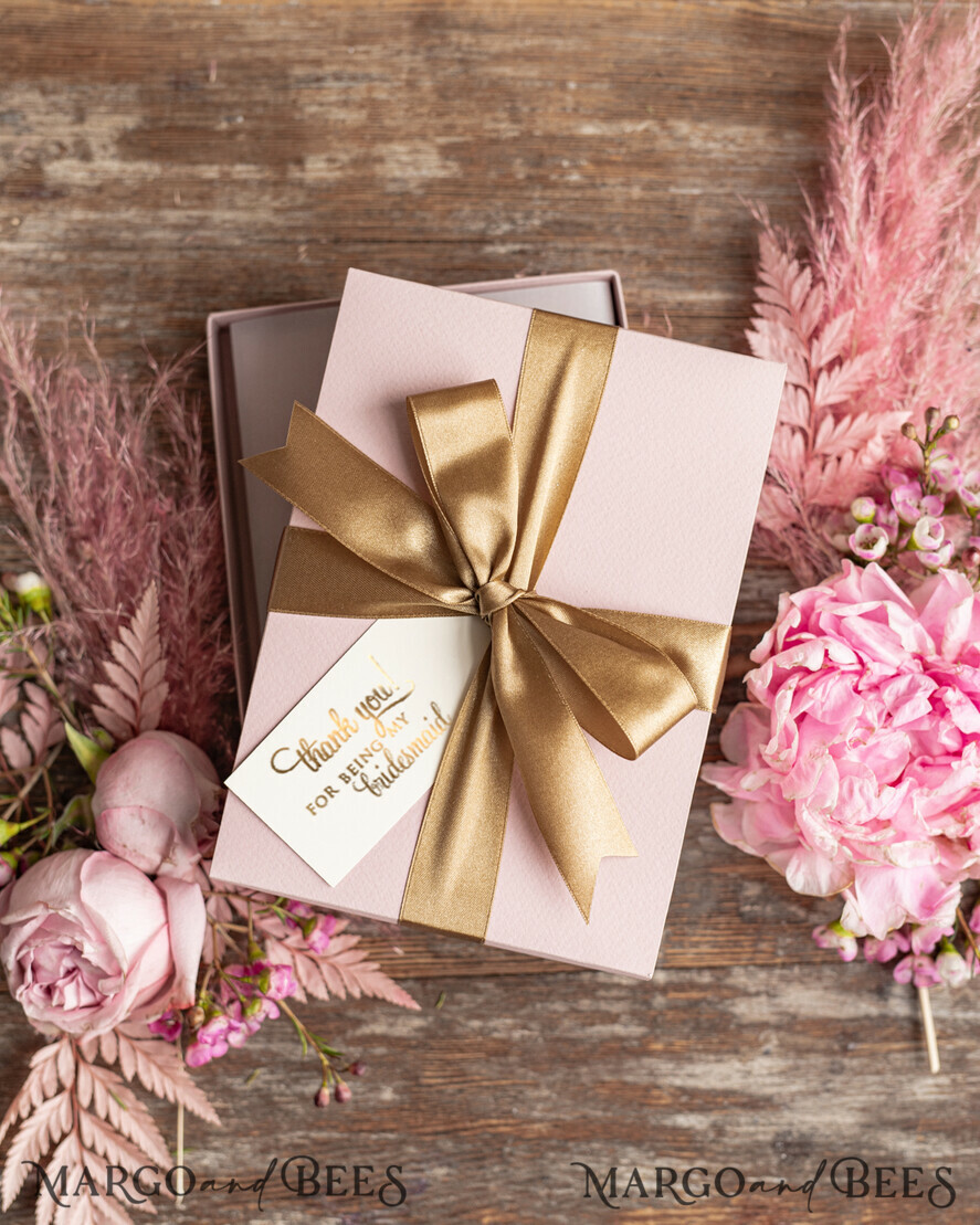 BRIDESMAID/BEST MAN BOX Bridesmaid THANK YOU or PROPOSAL SMALL BOX Maid of Honor Thank you Gift Box, bridesmaid proposal box, Bridesmaid present Box