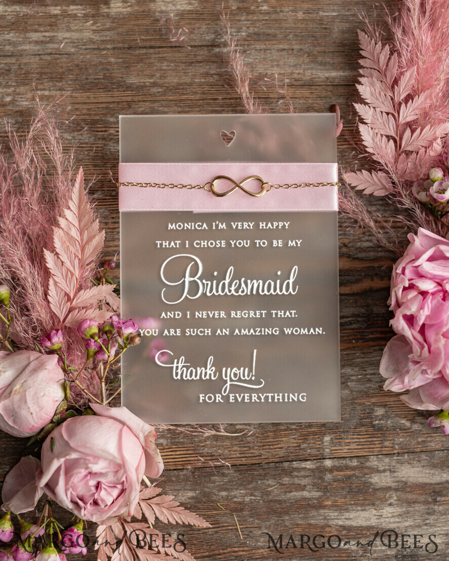 BRIDESMAID/BEST MAN BOX Bridesmaid THANK YOU or PROPOSAL SMALL BOX Maid of honor proposal box, Bridesmaid present gift box, Bracelet thank you box