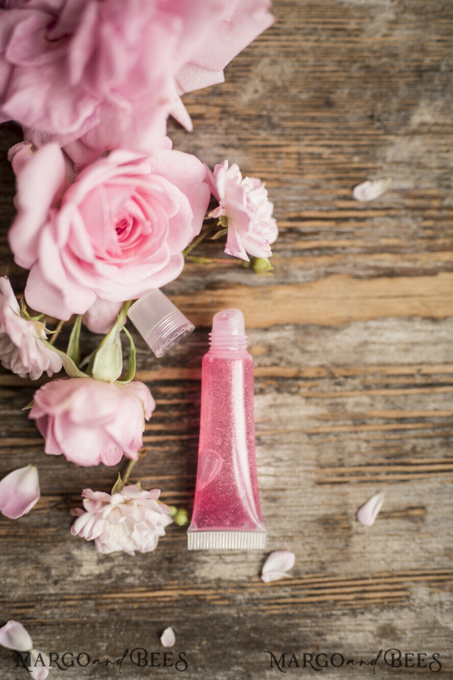 BRIDESMAID/BEST MAN BOX Bachelorette Party Favors Lip balms Proposal Box Set, Bridal Shower Present Lip balm gloss