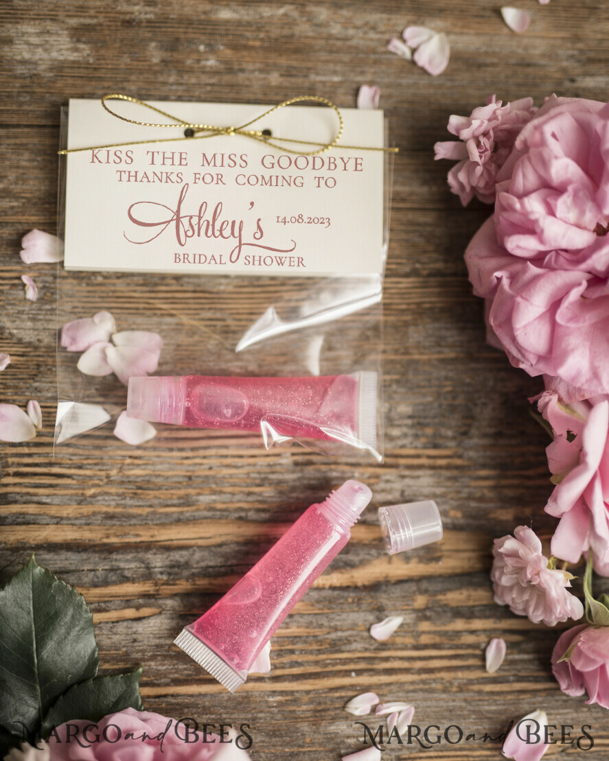 BRIDESMAID/BEST MAN BOX Bachelorette Party Favors Lip balms Proposal Box Set, Bridal Shower Present Lip balm gloss