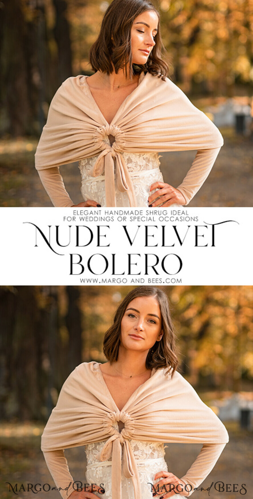 BRIDE bolero, robes, garter WEDDING BOLERO & SHRUGS Nude Velvet Wedding bolero long sleeve,Beige Shrug Women Wedding, Bridal Backless Cover, Jacket for Bride, Velvet Bridal Blouse Bridal Shrug