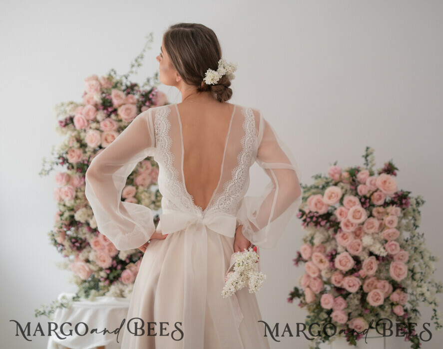 BRIDE bolero, robes, garter WEDDING BOLERO & SHRUGS Ivory Wedding bolero long sleeve Shrug Women Wedding, Bridal Sweater Cover, Jacket for Bride, Bridal Blouse Bridal Shrug