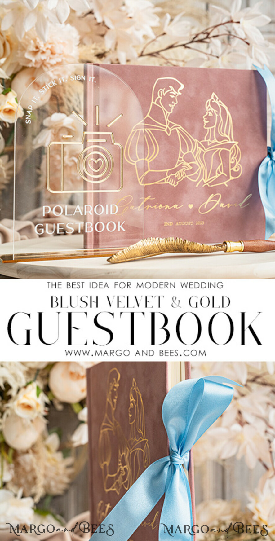 WEDDING GUEST BOOKS Velvet Instax Guestbook custom order Instax velvet Wedding GuestBook and plexi sign , Large Instant Wedding Guest Book, Maroon Polaroid velvet Guestbook Marsala Golden wedding