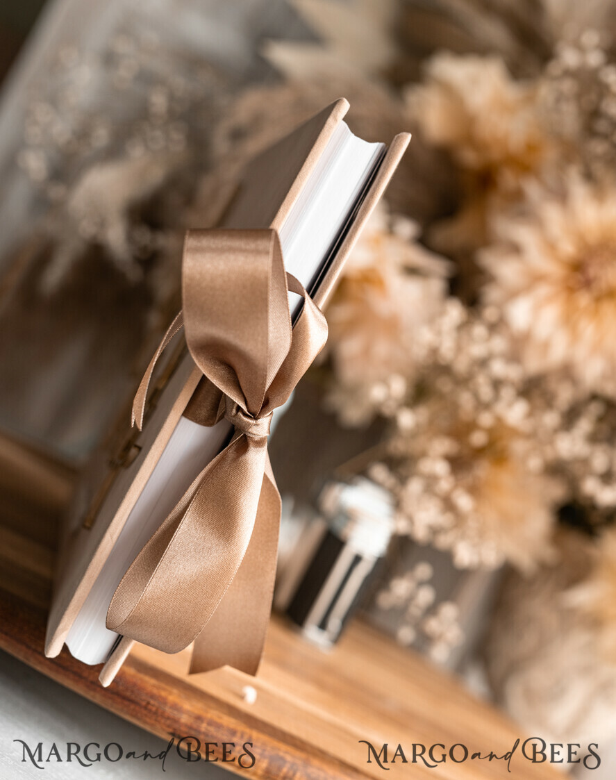 WEDDING GUEST BOOKS Velvet Instax Guestbook beige Gold Presonalised Wedding Guest Book and arch acrylic Instax Sign, Velvet Memory Photo Booh Book and Clear Sign Set Fall Wedding, Polaroid velvet Guest book & Plexi Instax Sign set