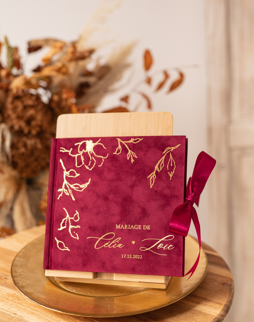 WEDDING GUEST BOOKS Velvet Instax Guestbook Boho Burgundy Instax velvet Wedding GuestBook Gold, Large Instant Wedding Guest Book, Maroon Polaroid velvet Guestbook Marsala Golden wedding
