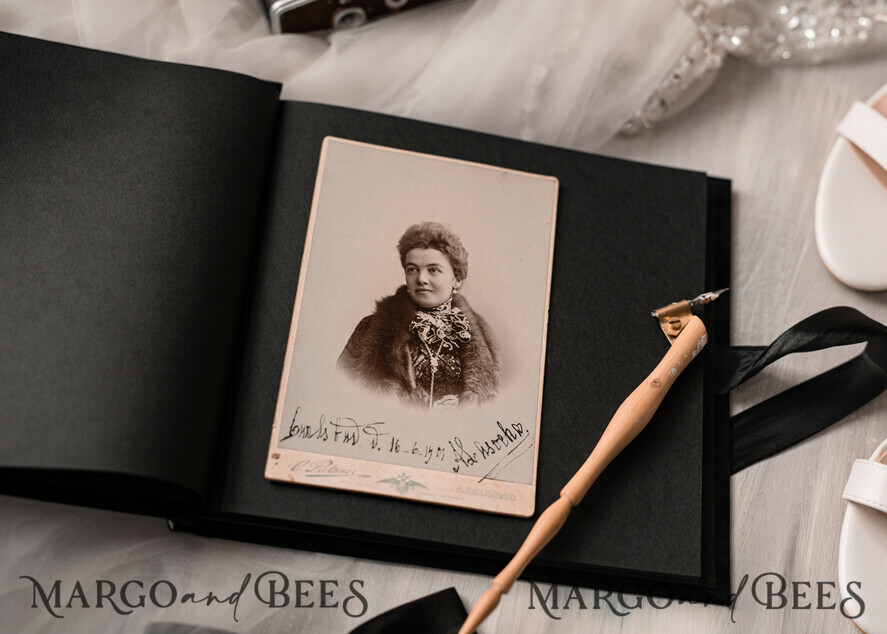 WEDDING GUEST BOOKS Velvet Instax Guestbook Black Boho Instax velvet Wedding GuestBook Gold, Black Halloween Instant Wedding Guest Book, Polaroid velvet Guestbook Black Golden wedding