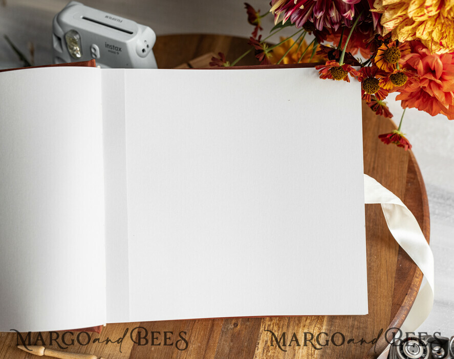 WEDDING GUEST BOOKS Velvet Instax Guestbook terracotta Gold Presonalised Wedding Guest Book and arch acrylic Instax Sign, Velvet Memory Photo Booh Book and Clear Sign Set Fall Wedding, Polaroid velvet Guest book & Plexi Instax Sign set