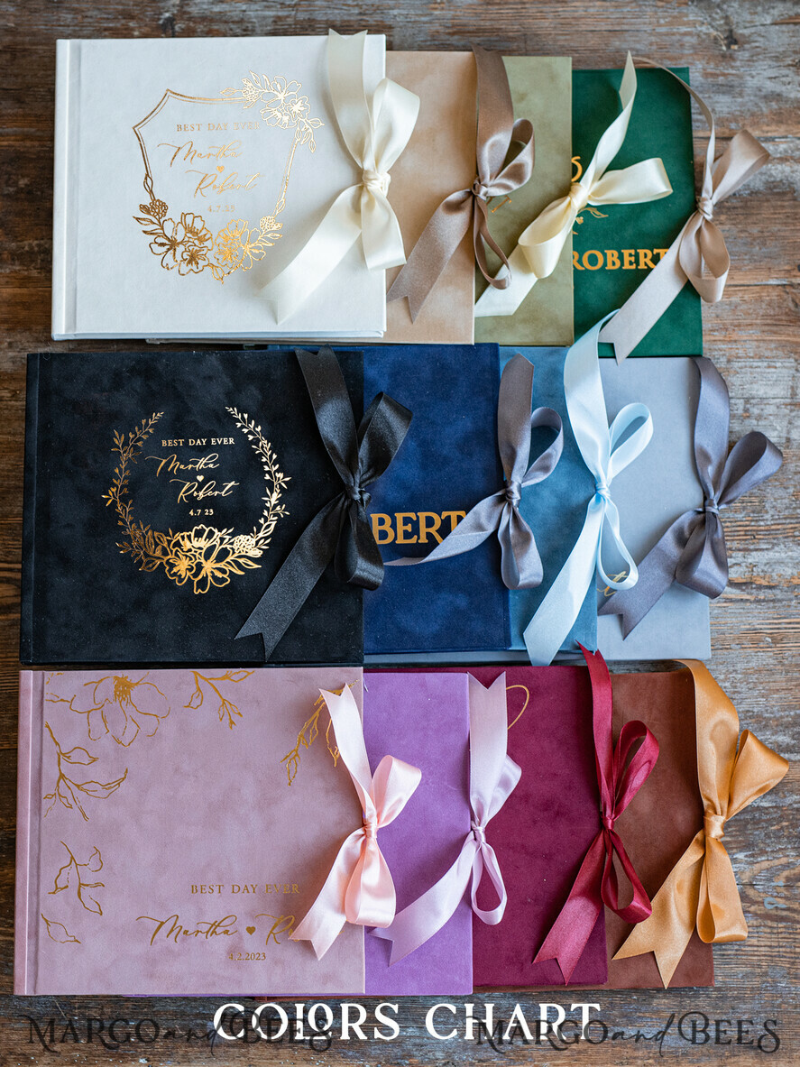 WEDDING GUEST BOOKS Velvet Instax Guestbook Terracotta Boho Instax velvet Wedding GuestBook Gold, Burnt Orange Instant Wedding Guest Book, Polaroid velvet Guestbook Rust Golden wedding