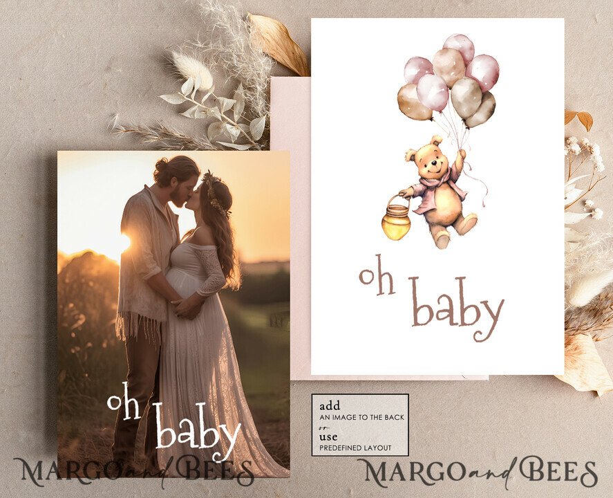 TEMPLETT baby shower Winnie Pooh Baby Shower Invitation Digital Template Set Hunny Fall, we can bearly wait Diaper Raffle Books Instant Download Printable Invite