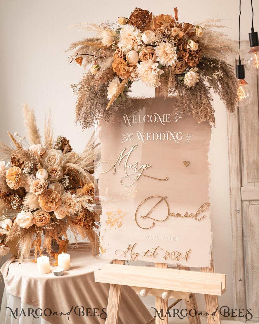 TABLE PLANS AND WEDDING WELCOME SIGNS plexi gold / velvet Acrylic Ombre Beige Wedding Welcome Sign Clear Acrylic and gold Wedding Welcome Sign, Nude Gold Plexi Wedding Welcome Sign, Tan Luxury Wedding Wedding Welcome Sign , Earthy Wedding Signage Golden mirror Wedding Welcome Sign