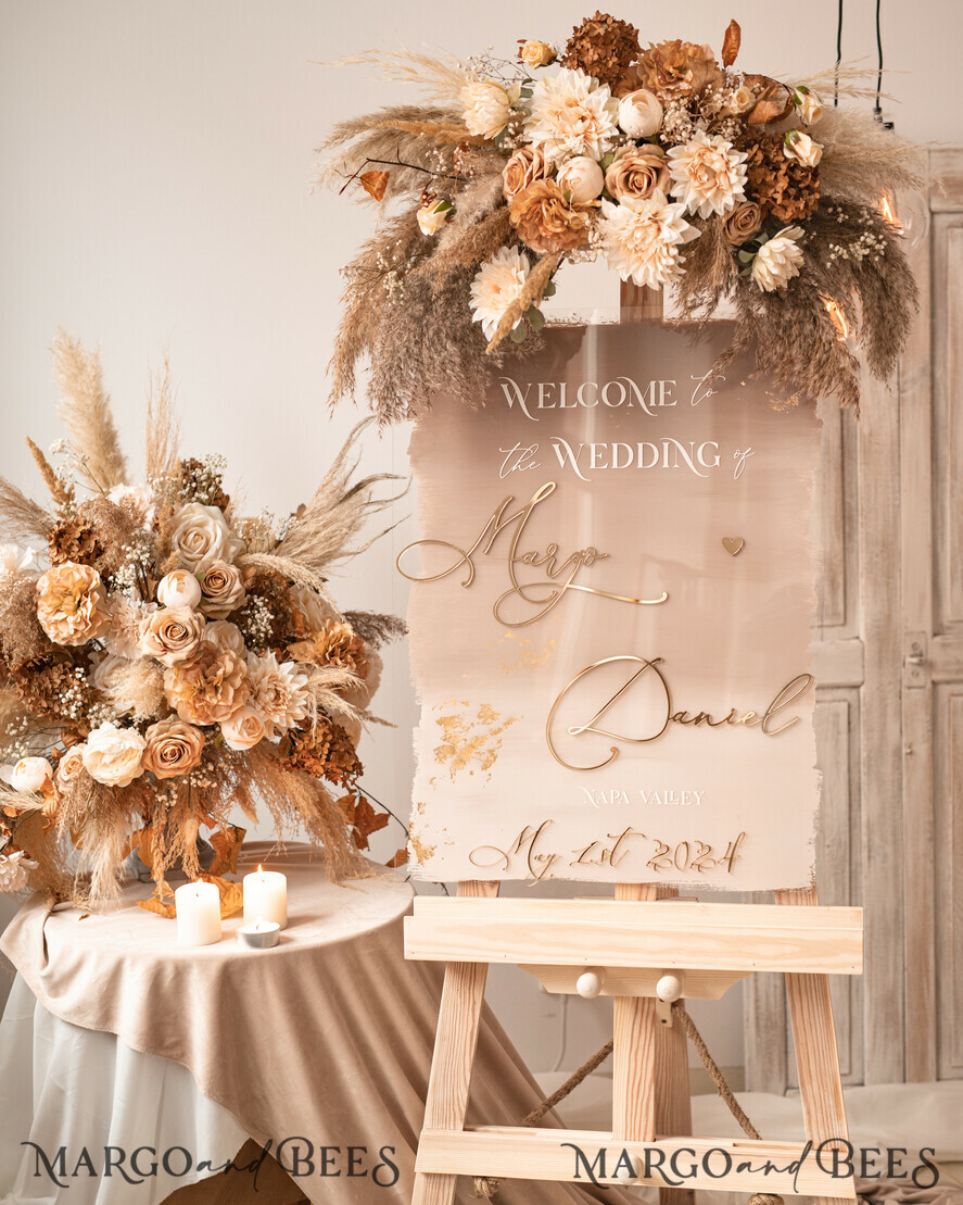 TABLE PLANS AND WEDDING WELCOME SIGNS plexi gold / velvet Acrylic Ombre Beige Wedding Welcome Sign Clear Acrylic and gold Wedding Welcome Sign, Nude Gold Plexi Wedding Welcome Sign, Tan Luxury Wedding Wedding Welcome Sign , Earthy Wedding Signage Golden mirror Wedding Welcome Sign