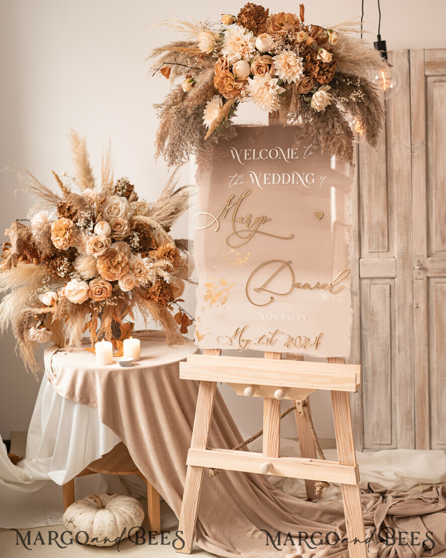 TABLE PLANS AND WEDDING WELCOME SIGNS plexi gold / velvet Acrylic Ombre Beige Wedding Welcome Sign Clear Acrylic and gold Wedding Welcome Sign, Nude Gold Plexi Wedding Welcome Sign, Tan Luxury Wedding Wedding Welcome Sign , Earthy Wedding Signage Golden mirror Wedding Welcome Sign