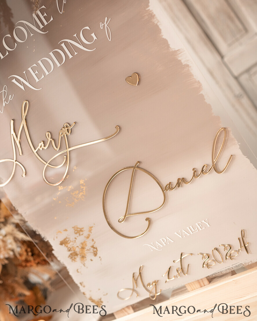TABLE PLANS AND WEDDING WELCOME SIGNS plexi gold / velvet Acrylic Ombre Beige Wedding Welcome Sign Clear Acrylic and gold Wedding Welcome Sign, Nude Gold Plexi Wedding Welcome Sign, Tan Luxury Wedding Wedding Welcome Sign , Earthy Wedding Signage Golden mirror Wedding Welcome Sign