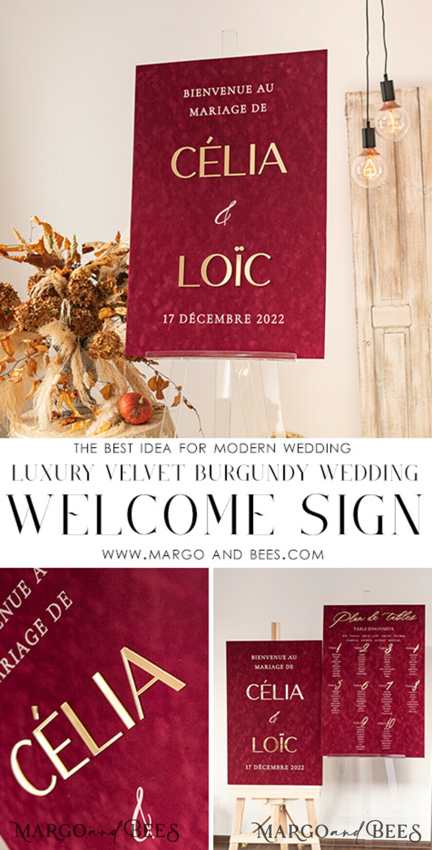 TABLE PLANS AND WEDDING WELCOME SIGNS plexi gold / velvet Burgundy Wedding Welcome Sign, Luxury Velvet Maroon Wedding Welcome Sign, Golden Wedding Decor, Personalised Boho Wedding Sign, Wedding Reception Set, Indian Welcome Wedding Board